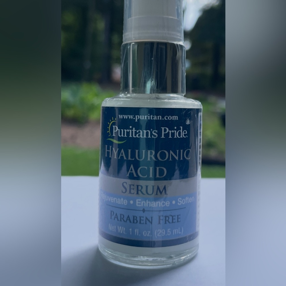 Puritan's Pride Hyaluronic Acid Facial Serum 1 oz Sealed 01/2026 Paraben Free - Picture 3 of 4